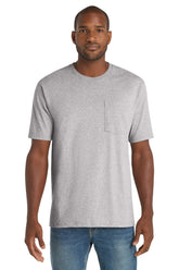CornerStone ® Workwear Pocket Tee - Heather Grey - S